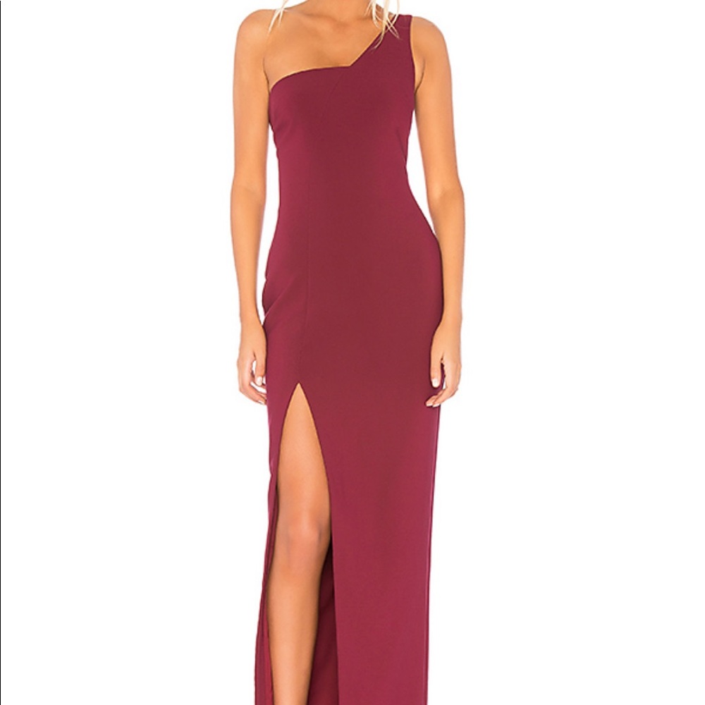 LIKELY gown in Zinfandel